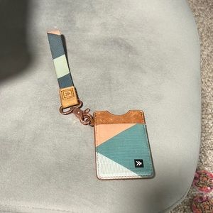 Thread wallets wallet and wrist lanyard